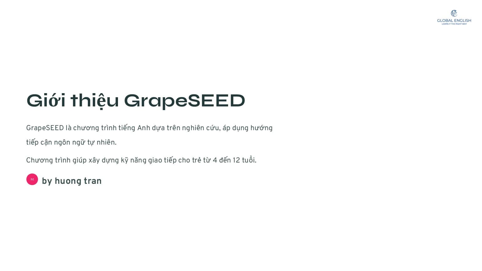 GrapeSEED Slide 1
